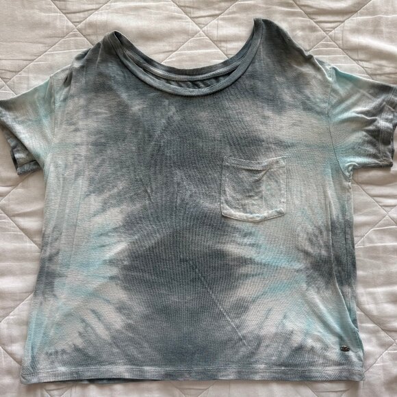 Grey and Blue American Eagle Soft Tee, Women's XXS - Picture 1 of 3
